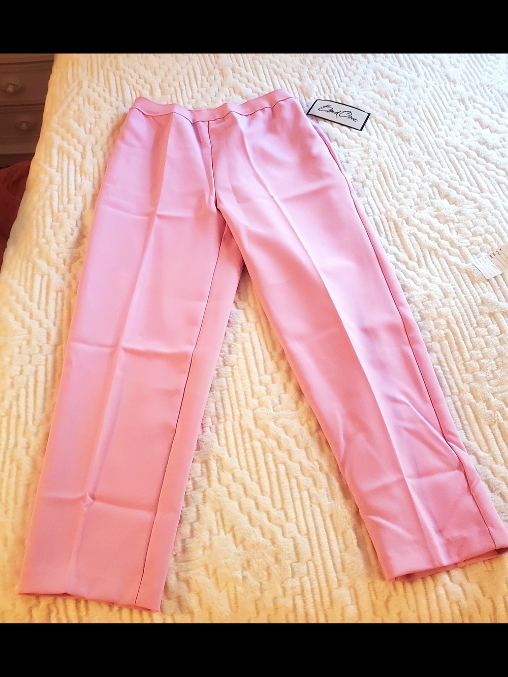 NWT Soft Pink Straight-Leg Dress Pants